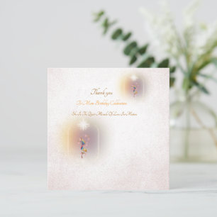 Eine magische Feierlichkeiten, Mama zum Geburtstag Dankeskarte