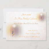 Eine magische Feierlichkeiten, Mama zum Geburtstag Einladung (Vorderseite)