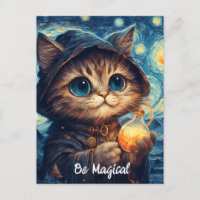 Eine magische Katze von Van Gogh