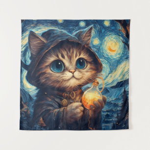 Eine magische Katze Wandteppich