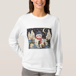 "Eine magische Nacht im Schnee" T-Shirt