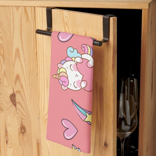 Eine magische Regenbogenpartei im Muster der Gebur Geschirrtuch (Drittel gefaltet)