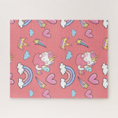 Eine magische Regenbogenpartei im Muster der Gebur Puzzle (Horizontal)