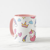 Eine magische Regenbogenpartei im Muster der Gebur Tasse (Vorderseite Links)