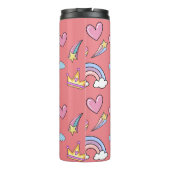 Eine magische Regenbogenpartei im Muster der Gebur Thermosbecher (Rückseite)