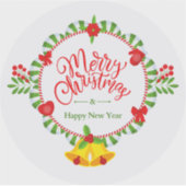 Eine magische Sammlung von Weihnachtsklebern Aufkleber (Vorderseite)