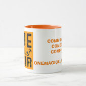 Eine magische Tasse für das Stundenlogo (Zentrum)