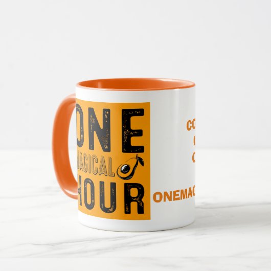 Eine magische Tasse für das Stundenlogo (Vorderseite Links)