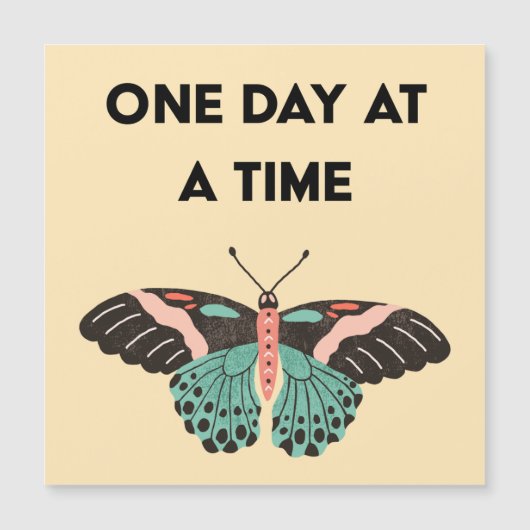 Eine Magnetkarte pro Tag (Vorderseite)