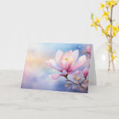 Eine Magnolia-Blume Karte (Gelbe Blume)