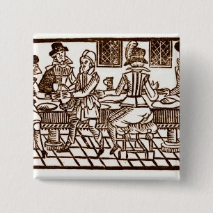 Eine Mahlzeit am Gasthaus Button