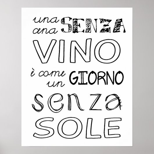 Eine Mahlzeit ohne Wein... Poster (Vorne)