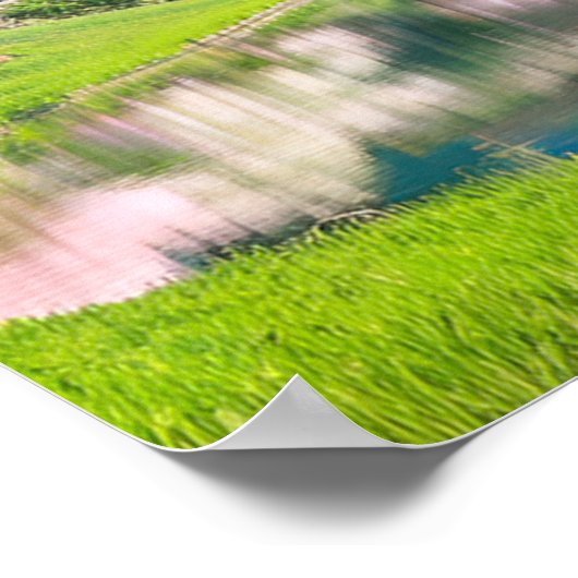 Eine majestätische Pagode aus Holz Poster (Ecke)