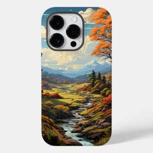Eine Malerei der Waldlandschaft Case-Mate iPhone 14 Pro Hülle