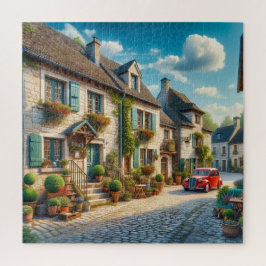 Eine malerische Dorfszene Puzzle