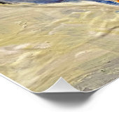 eine malerische Gans im Winter Poster (Ecke)