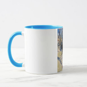 eine malerische Gans im Winter Tasse