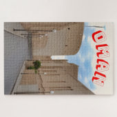 Eine malerische Omani-Straße Puzzle (Horizontal)