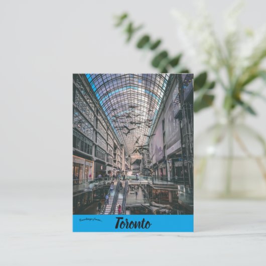 Eine Mall in Toronto Ontario Kanada Postkarte (Stehend Vorderseite)