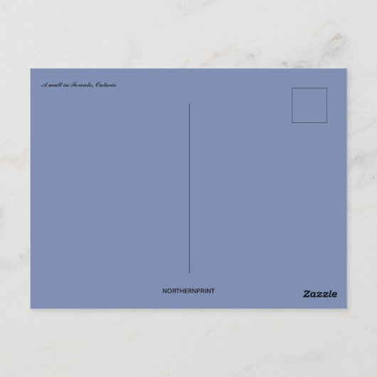 Eine Mall in Toronto Ontario Kanada Postkarte (Rückseite)