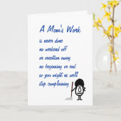 Eine Mama Karte (Gelbe Blume)