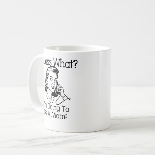 Eine Mama Schwarz werden Kaffeetasse (Vorderseite Links)