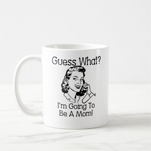 Eine Mama Schwarz werden Kaffeetasse (Links)