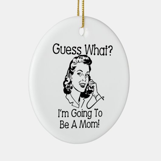 Eine Mama Schwarz werden Keramik Ornament (Rechts)