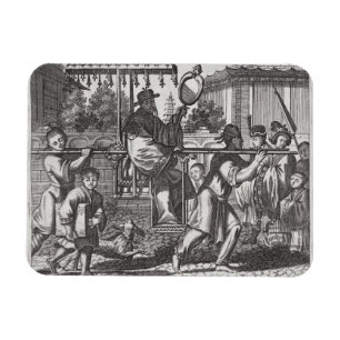 Eine Mandarine in einem Limousine-Stuhl, Magnet