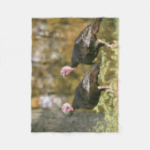 Eine männlich-weibliche die Türkei-Paar-Fotografie Fleecedecke (Vorderseite)