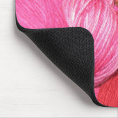Eine Mano Garn-Mitte: Mousepad (Rosa) (Ecke)