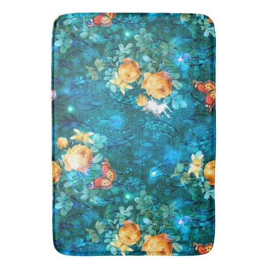 Eine Märchen im Design der Gartenreihe 11 Badematte (Vorderseite Vertikal)