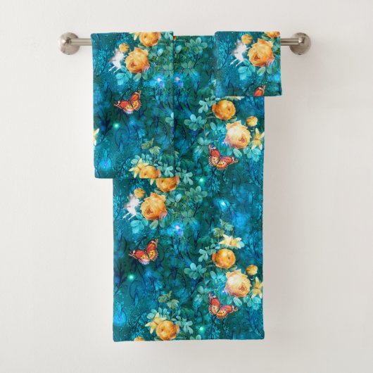 Eine Märchen im Design der Gartenreihe 11 Badhandtuch Set (Insitu)