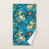 Eine Märchen im Design der Gartenreihe 11 Badhandtuch Set (Handtuch)