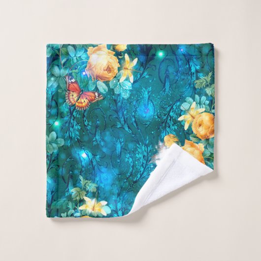 Eine Märchen im Design der Gartenreihe 11 Badhandtuch Set (Waschlappen)