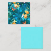 Eine Märchen im Design der Gartenreihe 11 Begleitkarte (Vorne/Hinten)