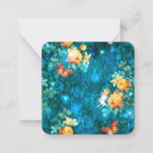 Eine Märchen im Design der Gartenreihe 11 Mitteilungskarte (Vorderseite)