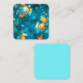 Eine Märchen im Design der Gartenreihe 11 Mitteilungskarte (Vorne/Hinten)