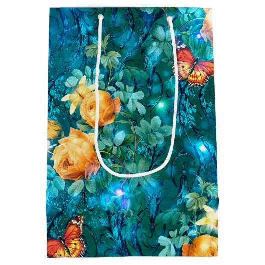 Eine Märchen im Design der Gartenreihe 11 Mittlere Geschenktüte (Rückseite)