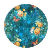 Eine Märchen im Design der Gartenreihe 11 Schneidebrett (Vorderseite)