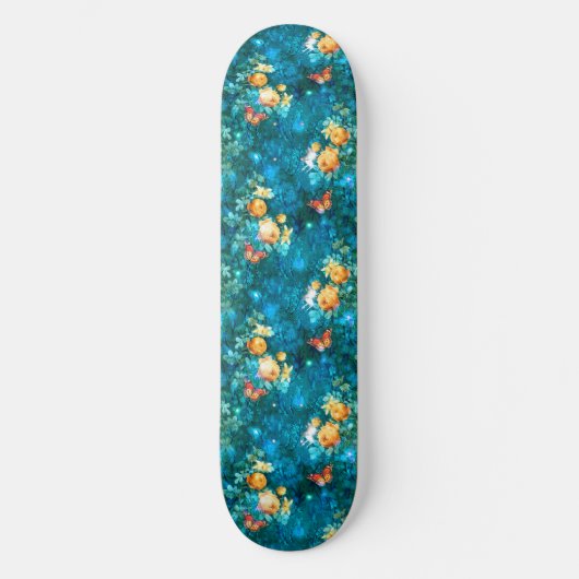 Eine Märchen im Design der Gartenreihe 11 Skateboard (Vorderseite)