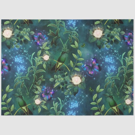 Eine Märchen im Design der Gartenreihe 14 Seidenpapier (Vorderseite)