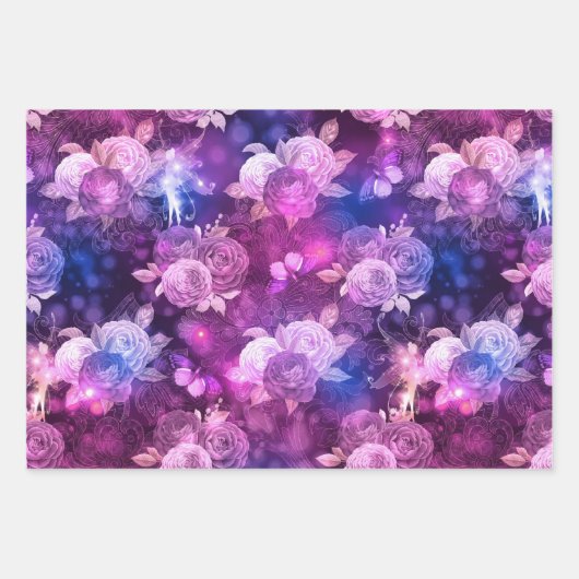 Eine Märchen im Design der Gartenreihe 1 Geschenkpapier Set (Vorderseite)