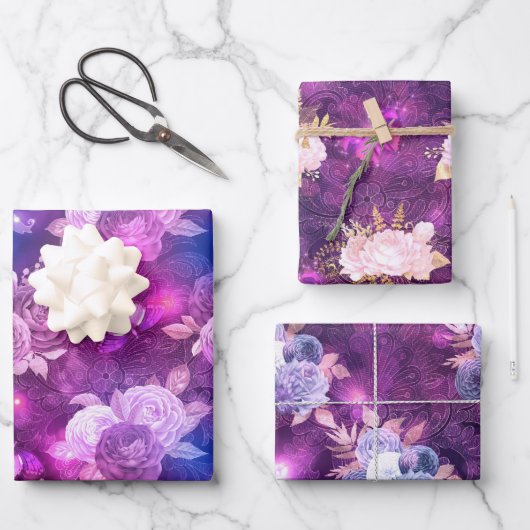 Eine Märchen im Design der Gartenreihe 1 Geschenkpapier Set (Vorderseite)