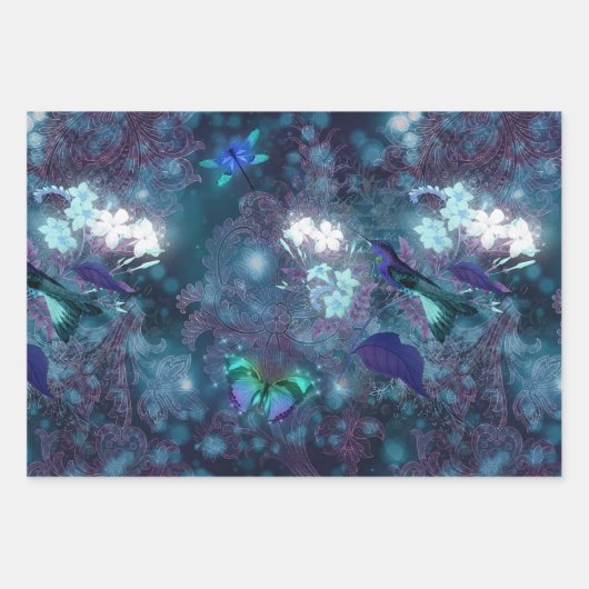 Eine Märchen im Design der Gartenreihe 1 Geschenkpapier Set (Vorderseite)