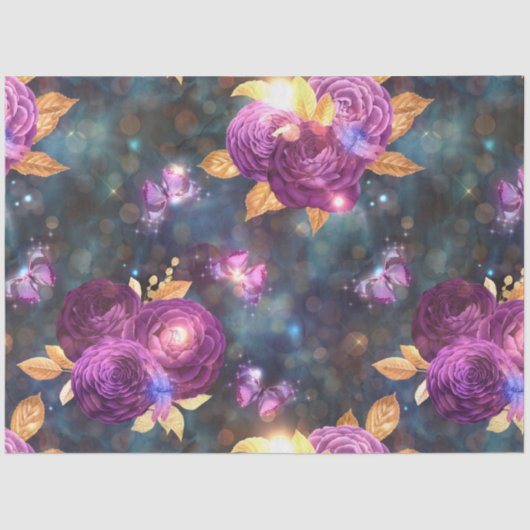 Eine Märchen im Design der Gartenreihe 3 Seidenpapier (Vorderseite)