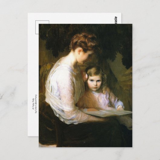 Eine Märchen von Lilla Cabot Perry Postkarte (Vorne/Hinten)