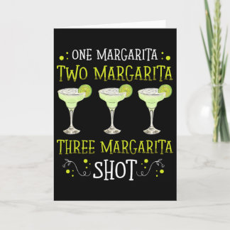Eine Margarita Zwei Margarita Schuss Für Einen Mar Karte