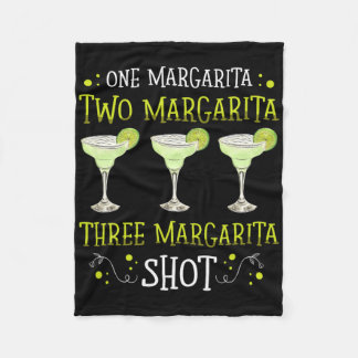 Eine Margarita Zwei Margarita Shot Für einen Marga Fleecedecke