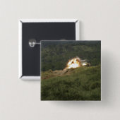 Eine Marine erzielt einen direkten Treffer Button (Vorne & Hinten)